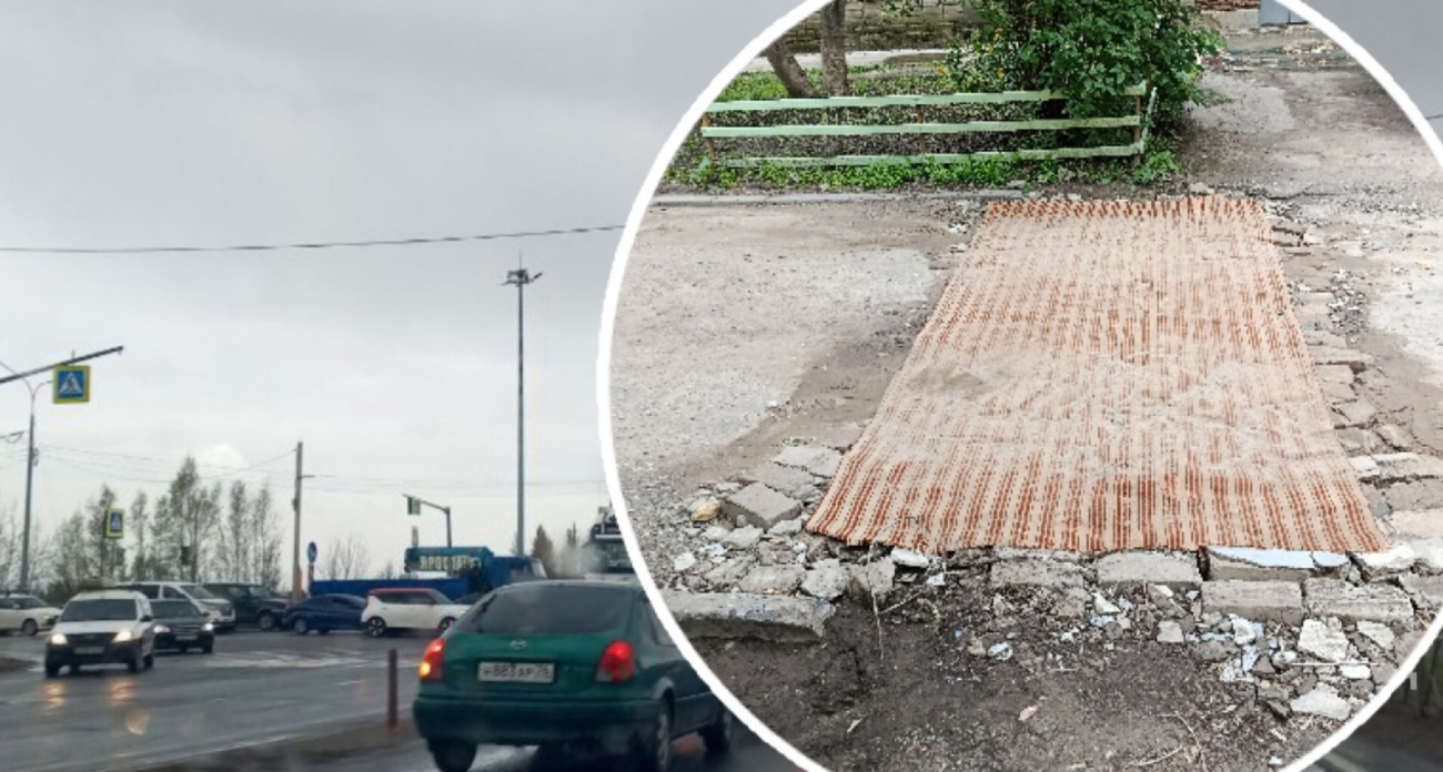 В Переславле дороги ремонтируют коврами