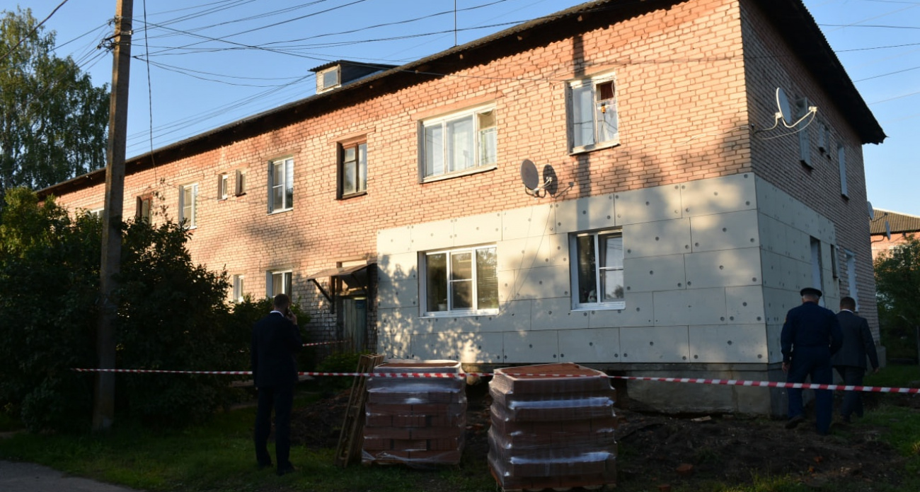В Переславле эвакуировали многоквартирный дом из-за угрозы обрушения