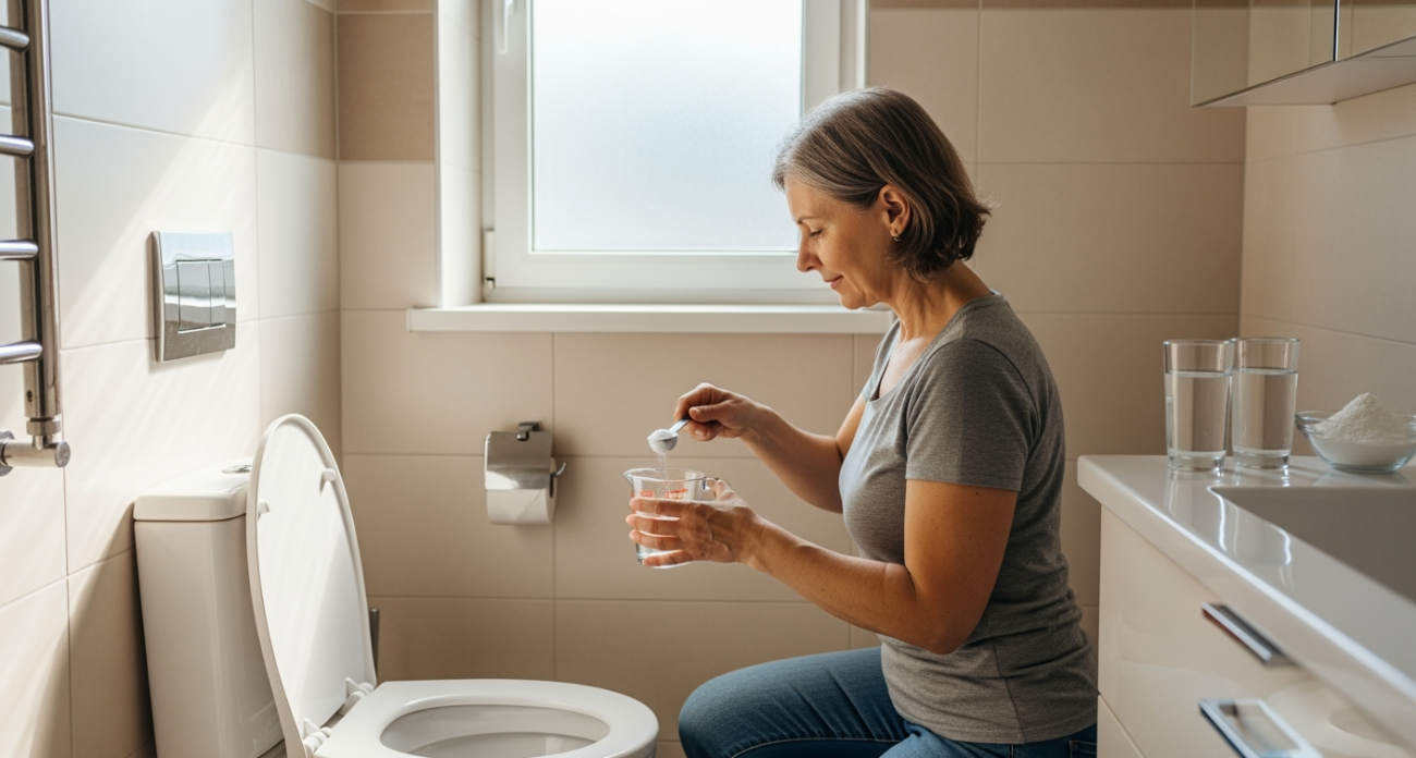 3 ложки на 2 стакана — и унитаз блестит как новый: ни мочевого камня, ни ржавчины — простой способ