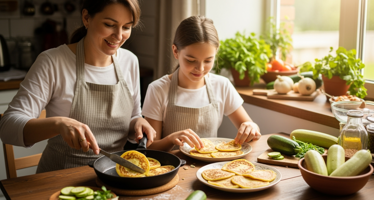 Блины из кабачков на кефире: легкий и аппетитный рецепт. С удовольствием едят даже те, кто не любит кабачки