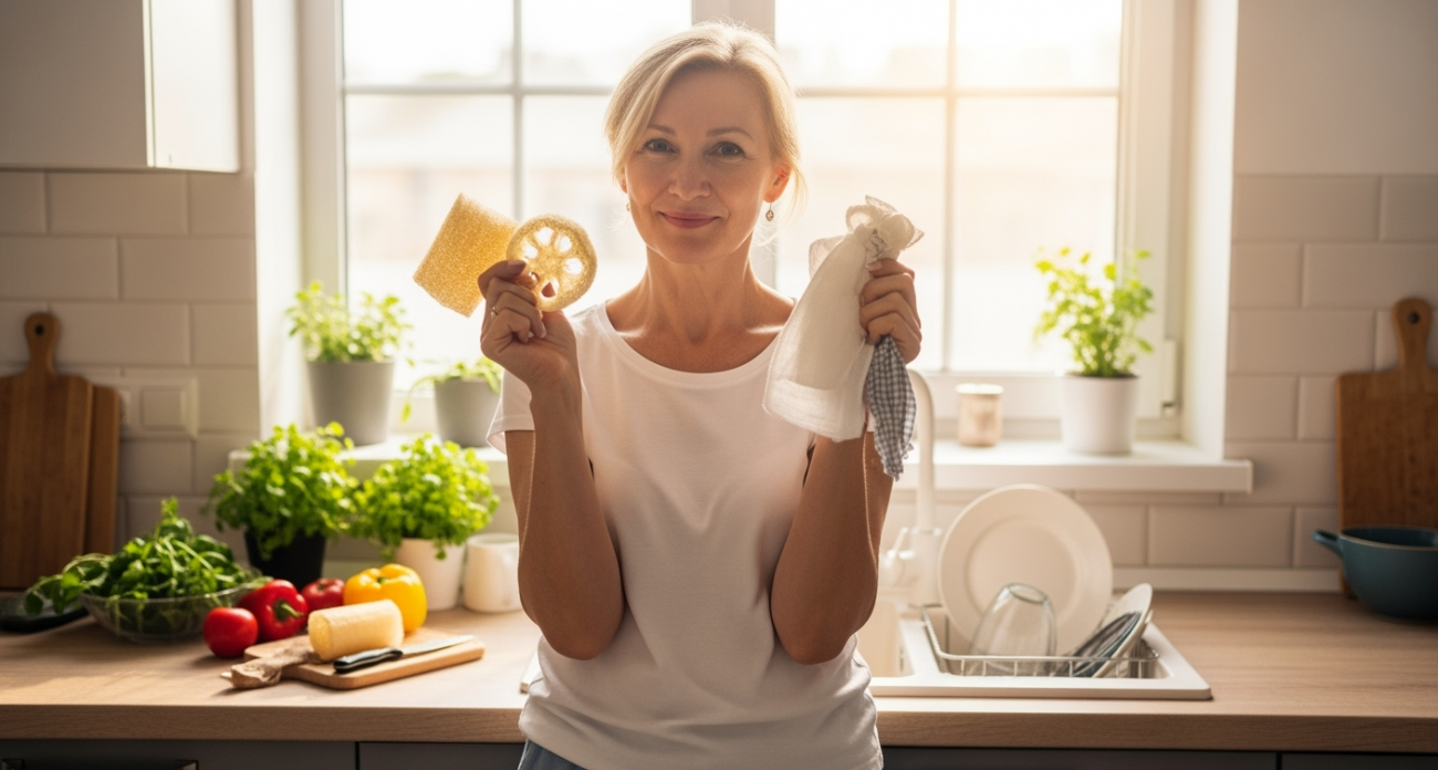 Избавилась от вонючих губок для мытья посуды раз и навсегда: обнаружила бесплатную замену - необычное, но блестящее решение