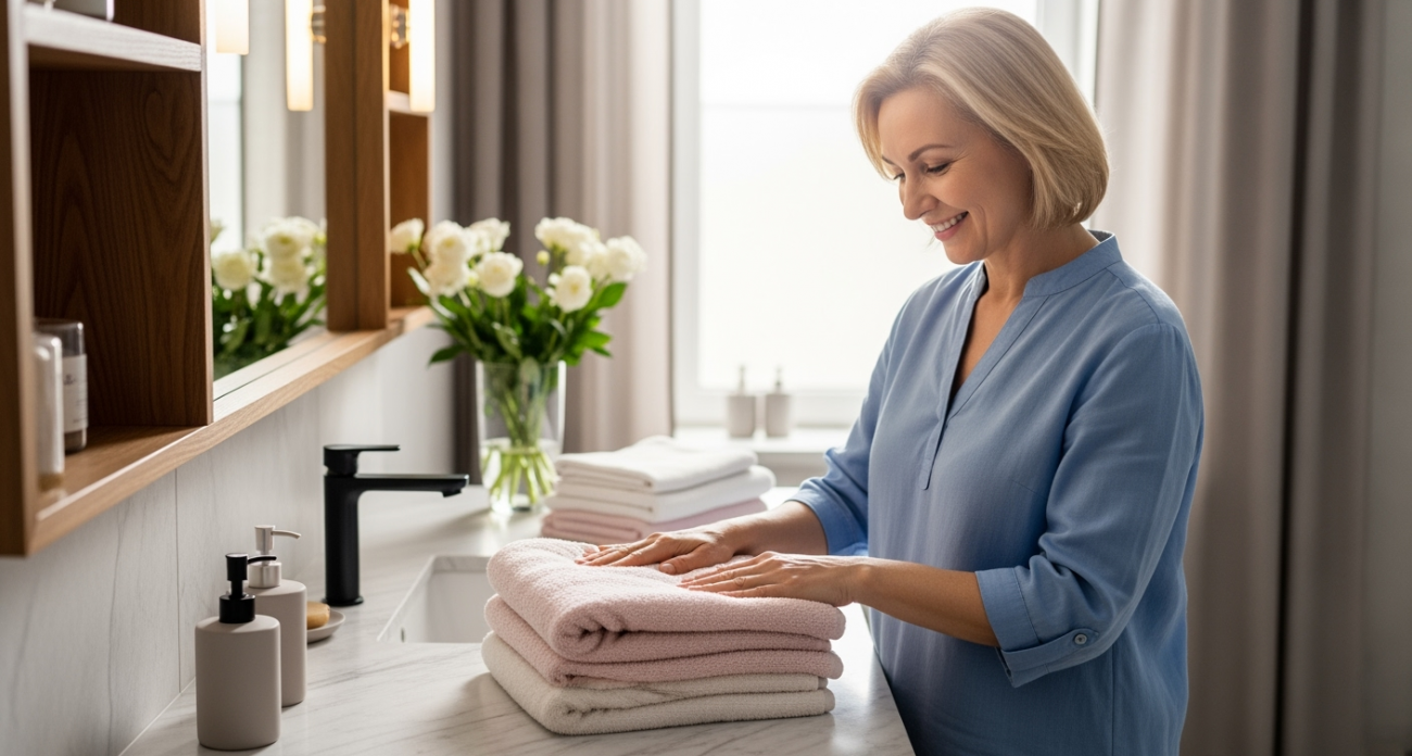 1 стакан в стиральную машину — и махровые полотенца станут мягче пуха: забудьте о жёсткой ткани