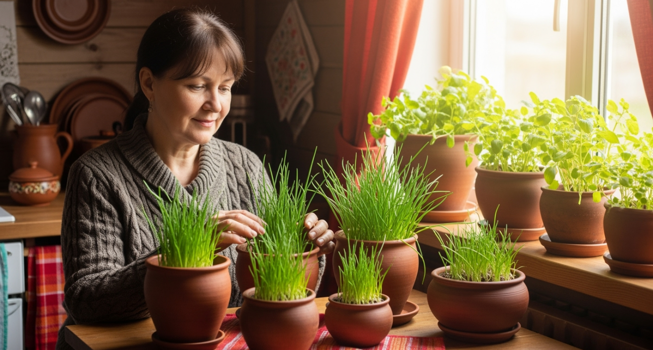 Никогда не замораживаю зеленый лук, а применяю этот способ: вкус и аромат остаются на всю зиму