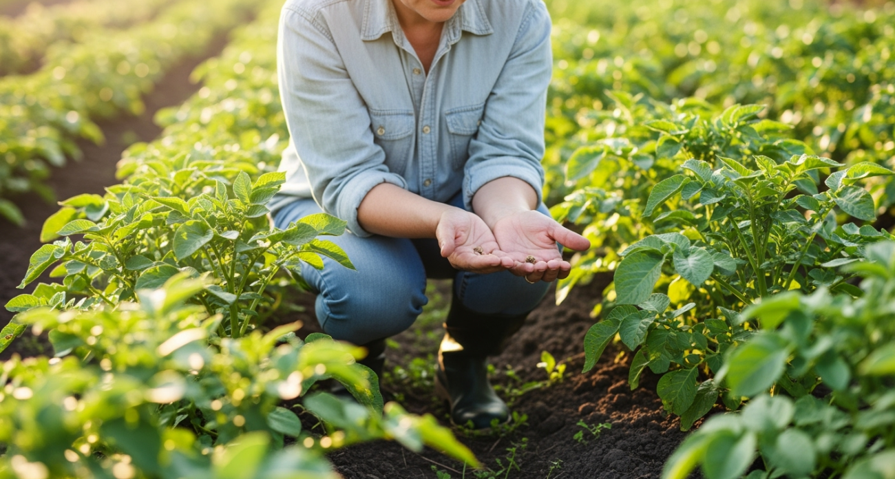Колорадский жук избегает этого как огня: всего щепотка этого вещества на ведро воды дает отличный результат