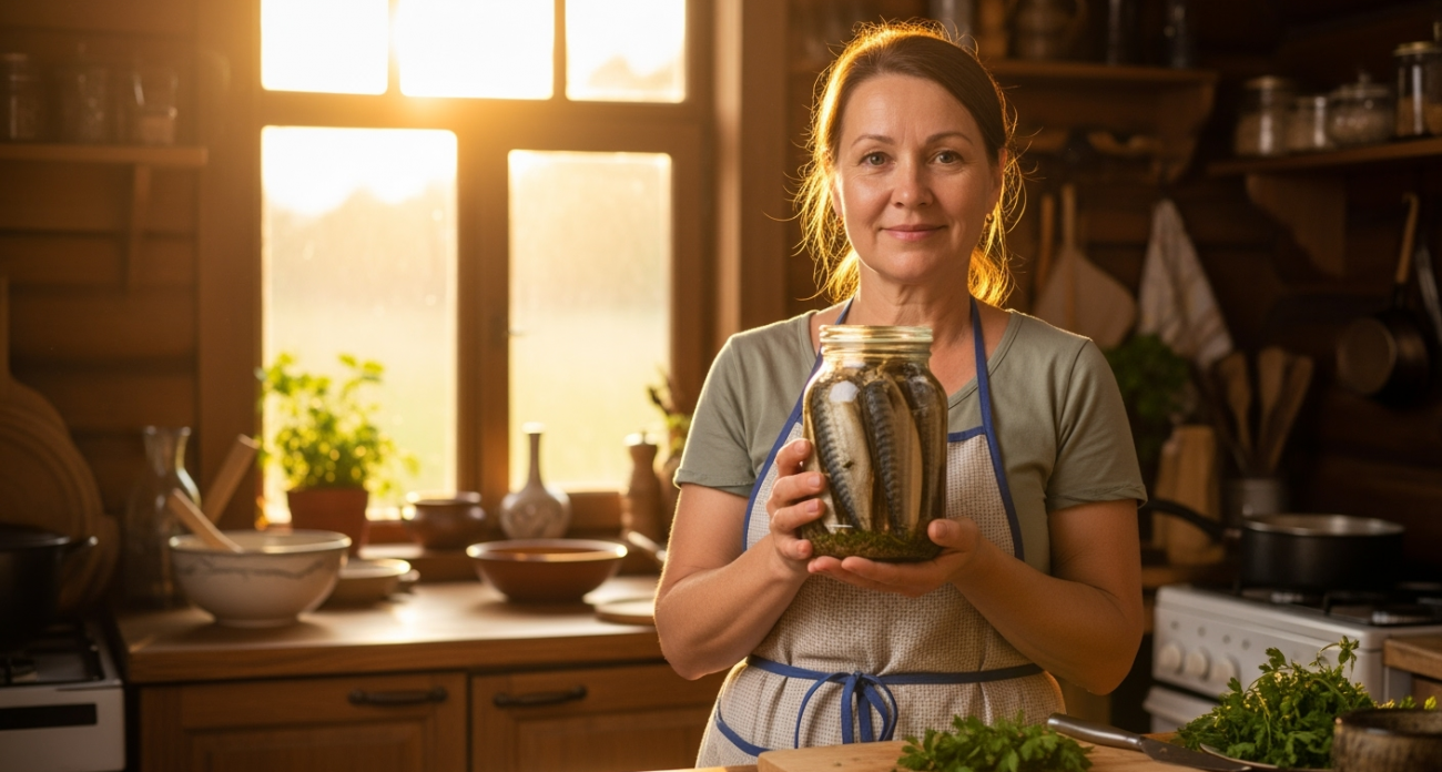 Скумбрия в бутылке как копченая: простой способ без химии - залейте рыбу маринадом и забудьте о магазинной