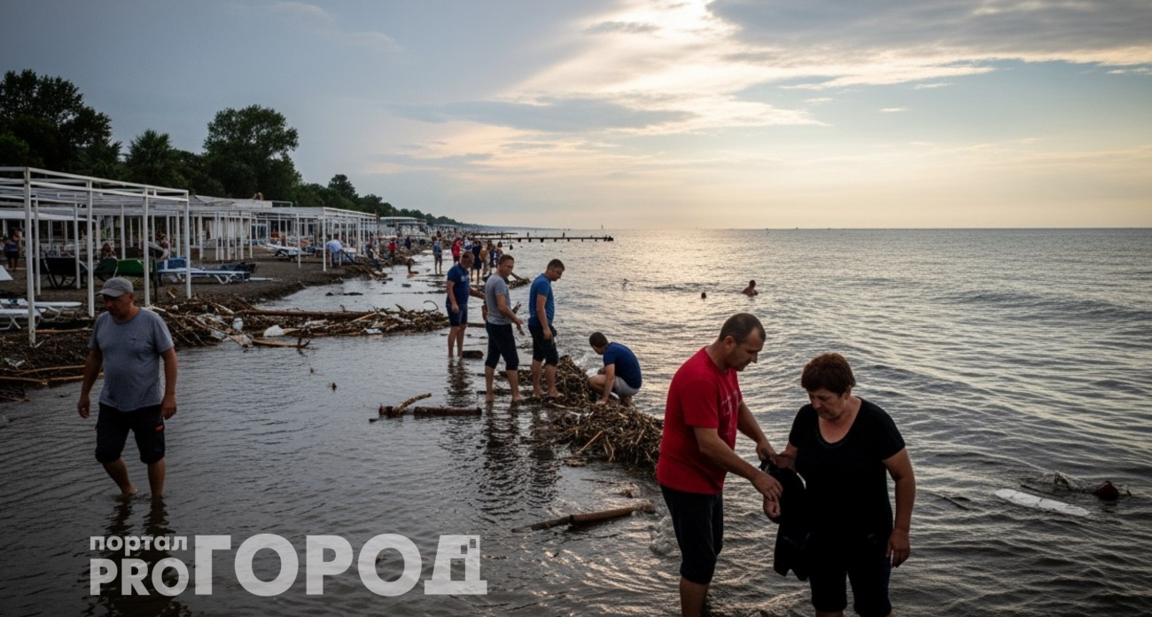 Не море, а грязная лужа: бурные ливни и паводки превратили популярный курорт в помойку