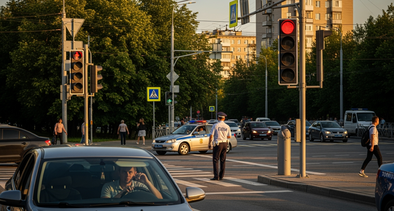 ГАИ пояснила: что делать, если уже пересекли стоп-линию и загорелся красный свет