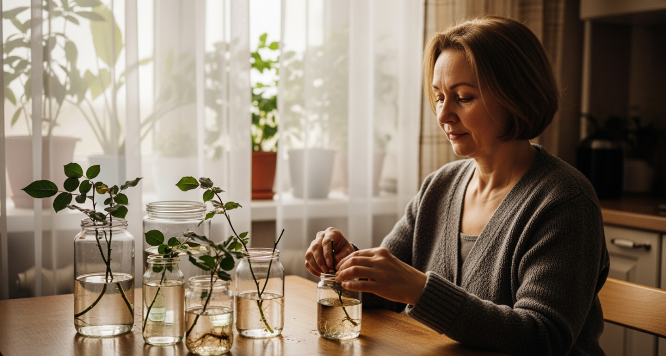 Укоренить розу из букета — пара пустяков: больше никогда не выбрасывайте увядшие цветы