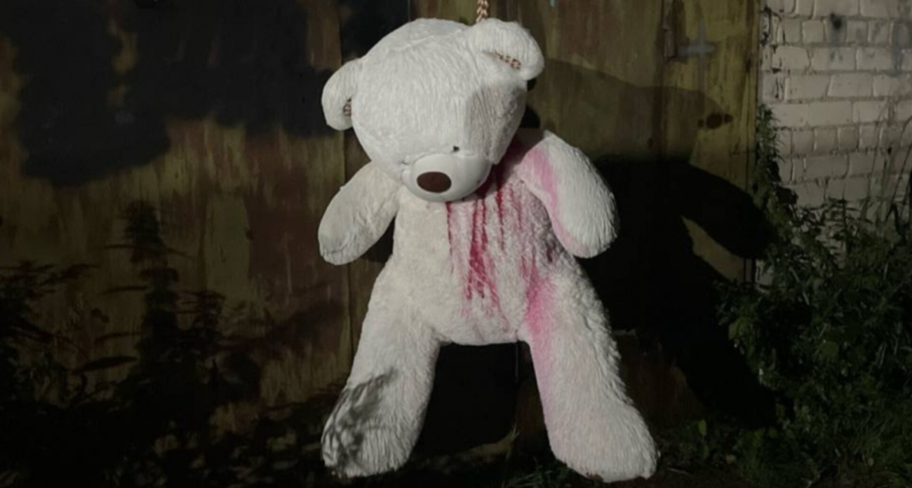 В Тутаеве ищут извращенцев, повесивших плюшевого медведя