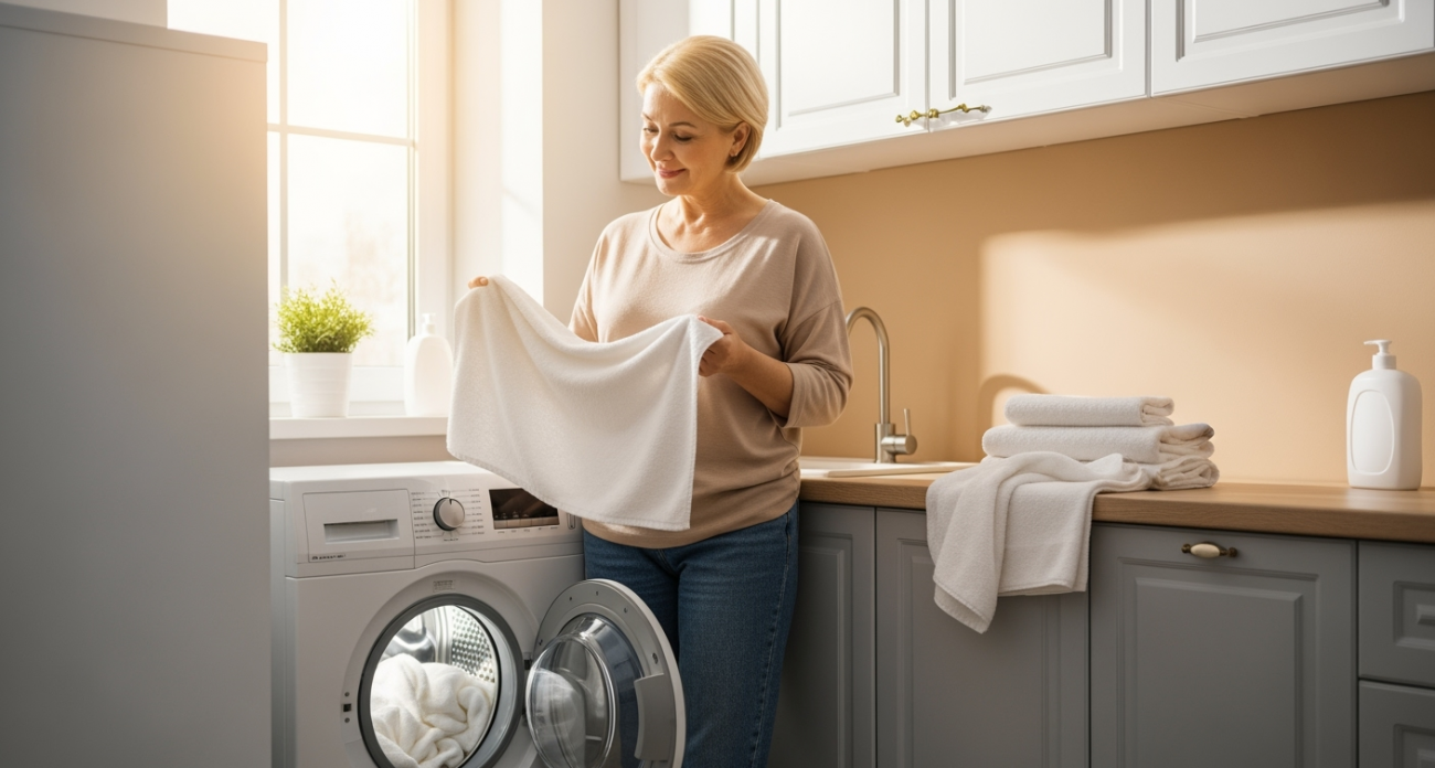 1 пакетик в барабан – и даже серые тряпки станут белее пяток младенца: секрет идеальной стирки полотенец