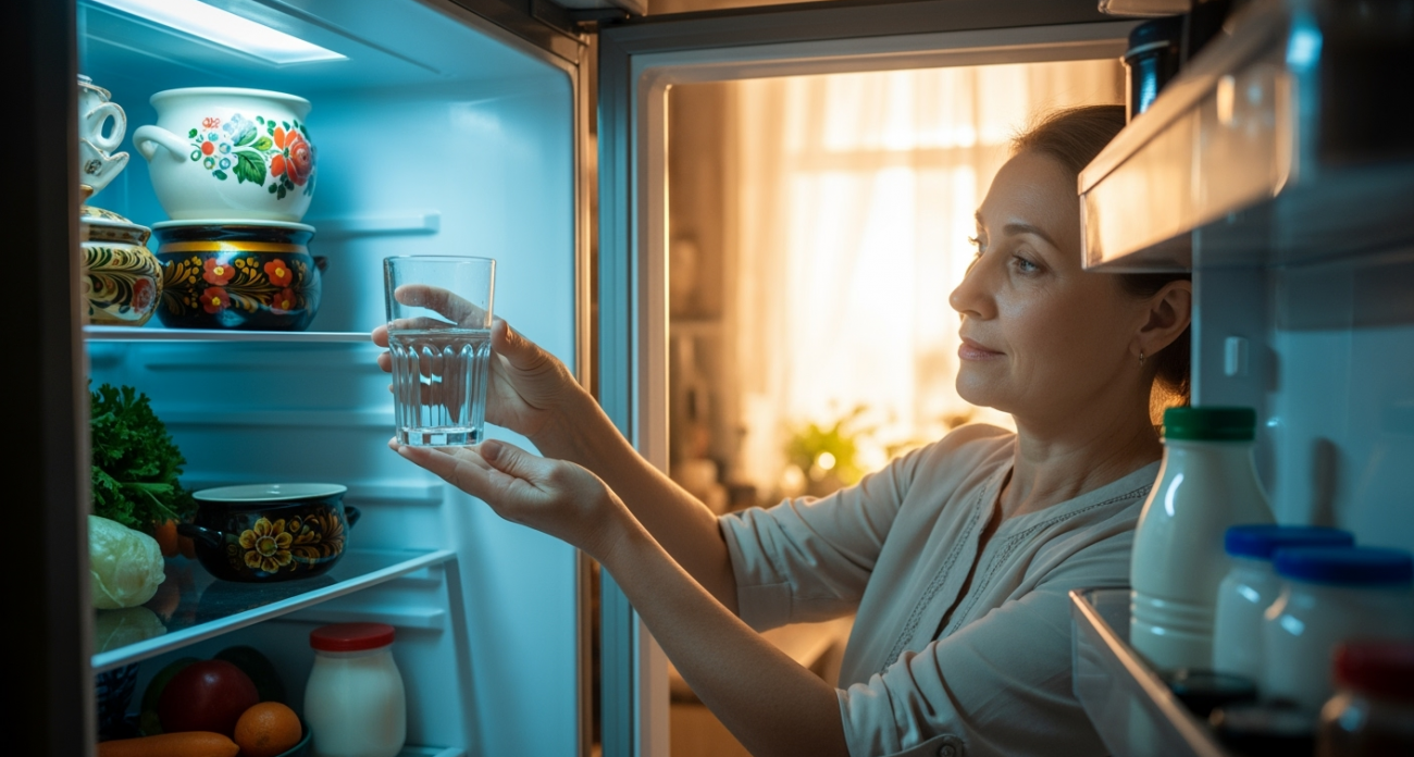 Ставлю стакан воды в холодильник перед уходом — происходит чудо, секрет для каждой хозяйки