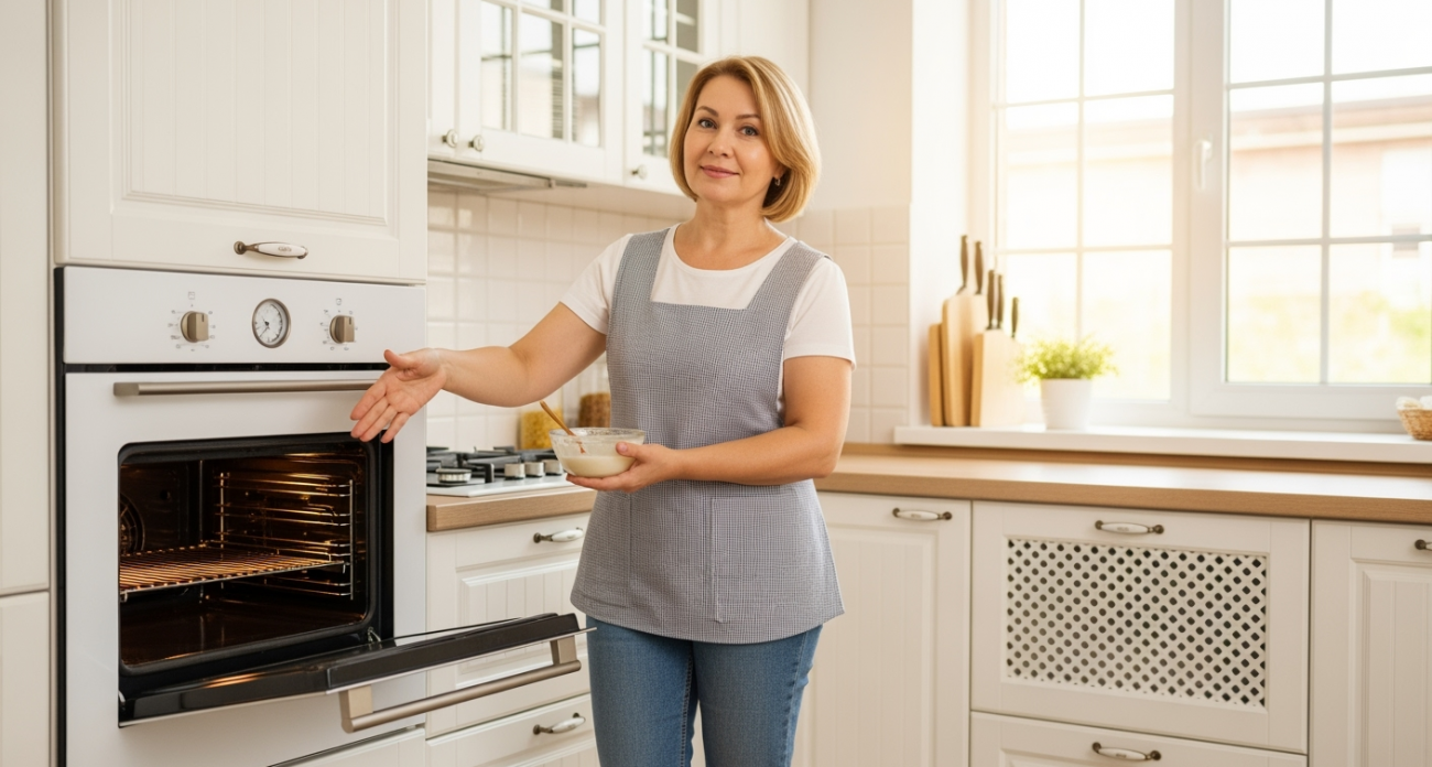 Всего 5 ложек в воду — и ваша духовка засияет: жир и нагар исчезнут без следа