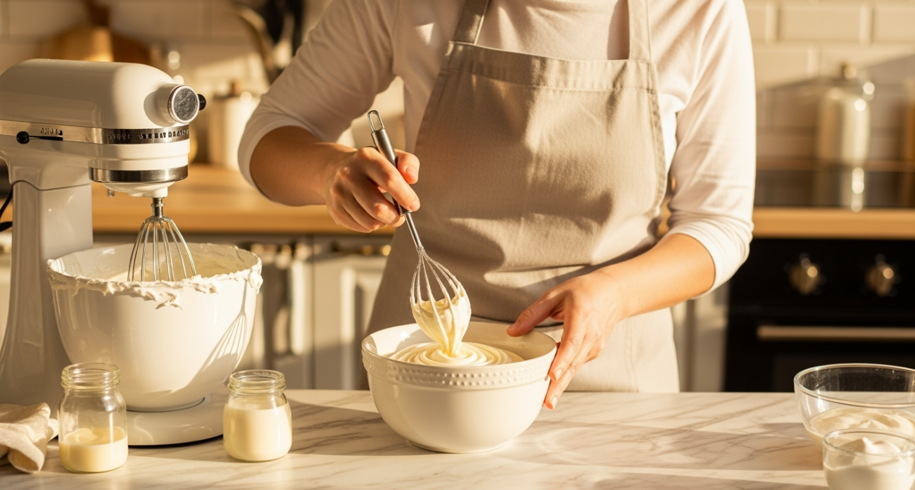 Забудьте про масло: смешиваю сгущенку с этим ингредиентом — получается божественный крем за 1 минуту