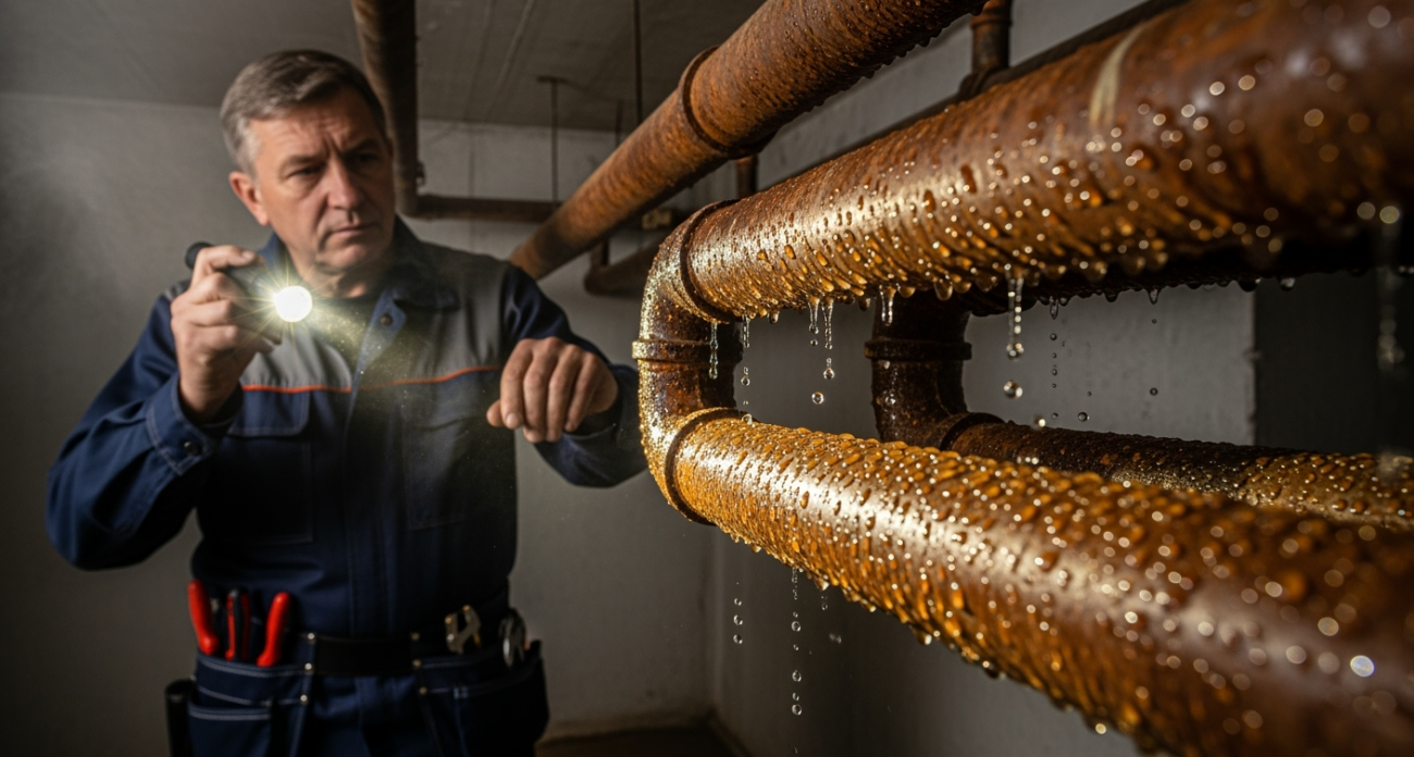 Простой трюк с фольгой навсегда решит проблему мокрых труб в ванной