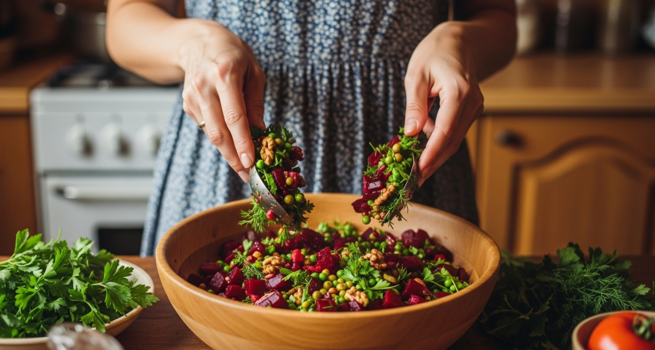 Древний восточноевропейский секрет: что делает этот простой салат со свеклой таким притягательным для всех поколений