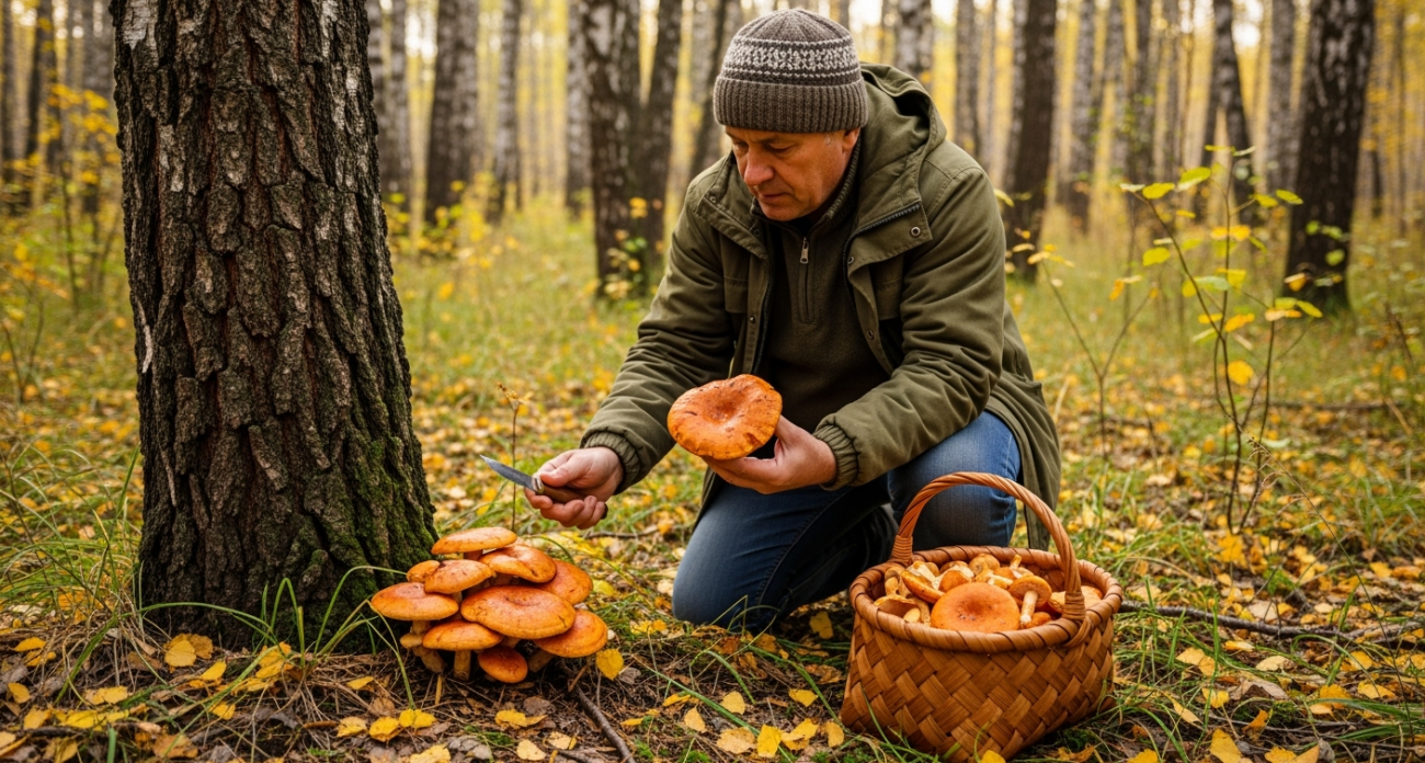 Этот гриб меняет цвет прямо в руках: почему опытные грибники держат его в секрете