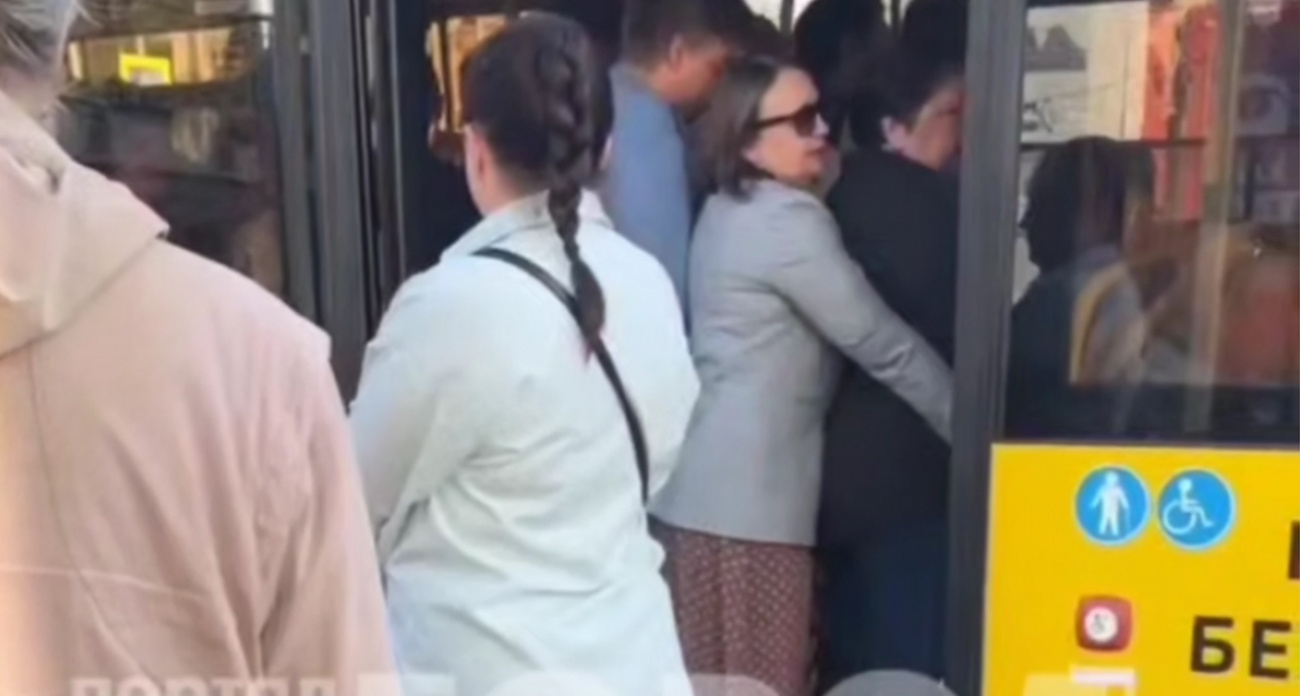 Давка в автобусах Брагино по утрам набирает обороты