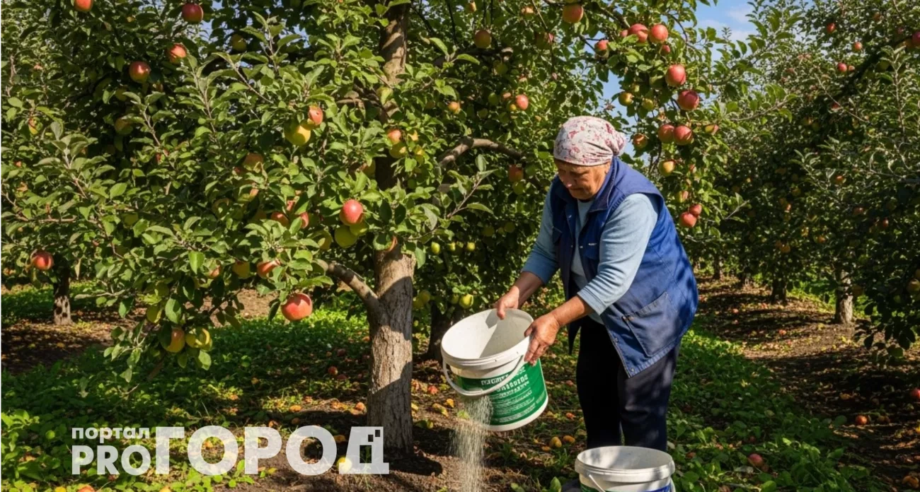 Агроном с рынка раскрыл тайну сентябрьской подкормки: теперь мои яблони дают по 24 кг с дерева
