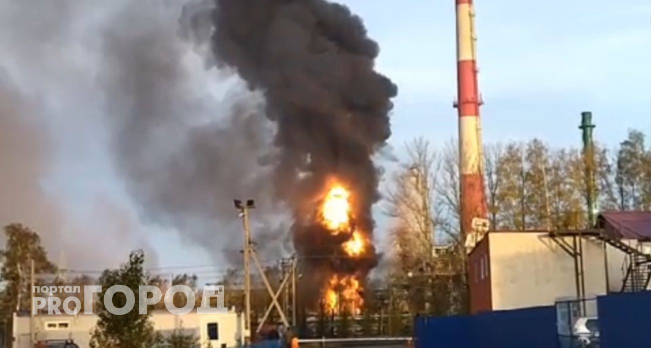 В Ярославле проверят воздух после пожара на НПЗ