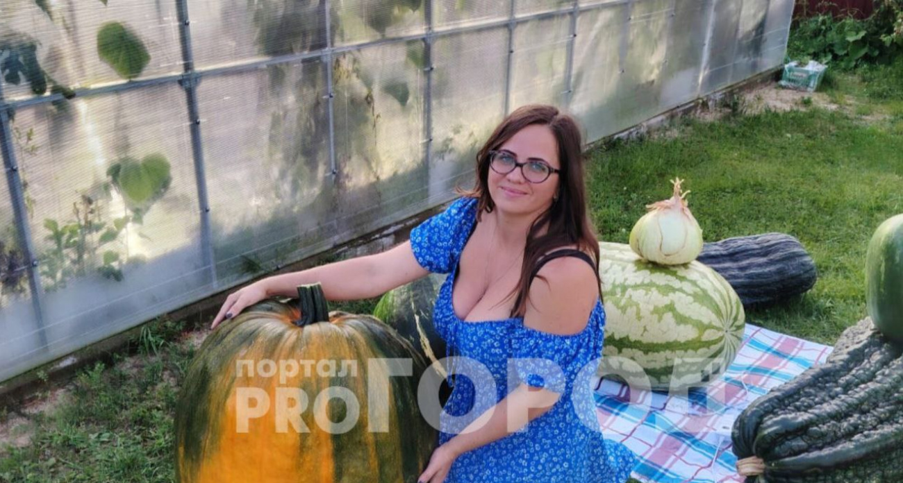 Садовод из Рыбинска стала 14 в мире по весу выращенной ею тыквы