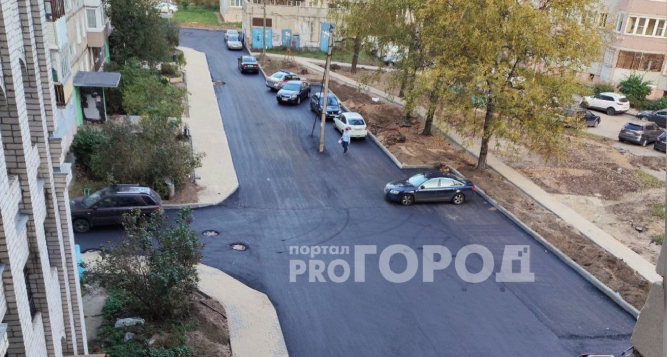 В Заволжском районе Ярославля за три недели отремонтировали двор