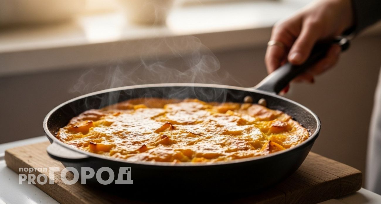 Осенняя магия на сковороде: тыквенная запеканка, которую все просят снова. Рецепт - пальчики оближешь