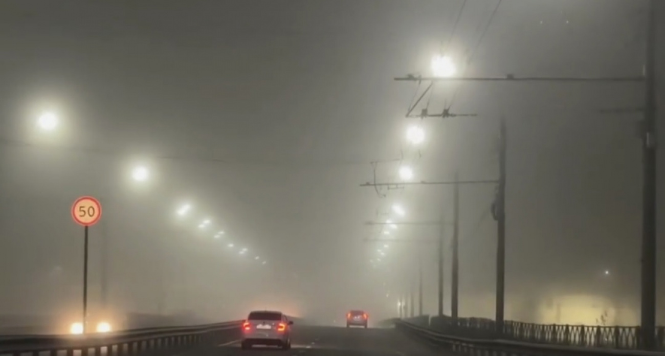 Ярославцы рассказали о густом тумане