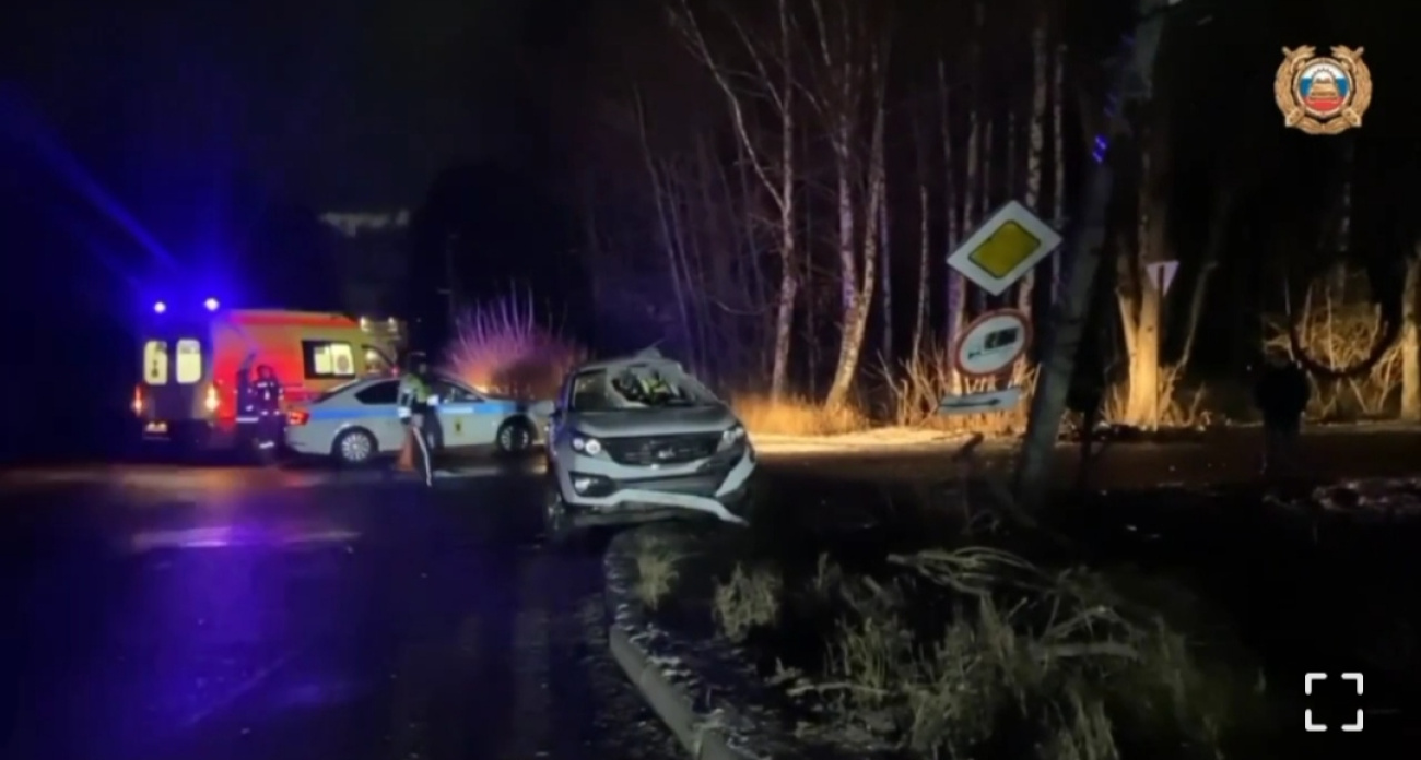 В ДТП в Заволжском районе мужчина насмерть врезался в столб