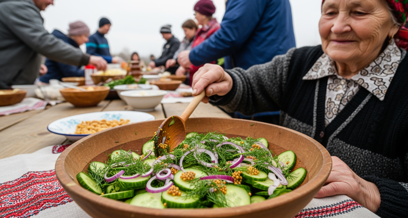 Готовлю салат из огурцов по новому рецепту - секрет в необычной заправке, которая меняет всё