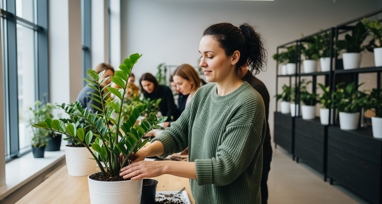 Замиокулькас и герань преобразятся: простая добавка в воду вернет к жизни даже увядающие цветы