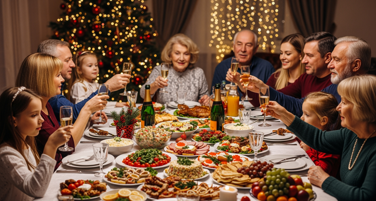 Новогоднее меню без стресса: 6 великолепных блюд, которые можно приготовить заранее. Празднично и со вкусом.