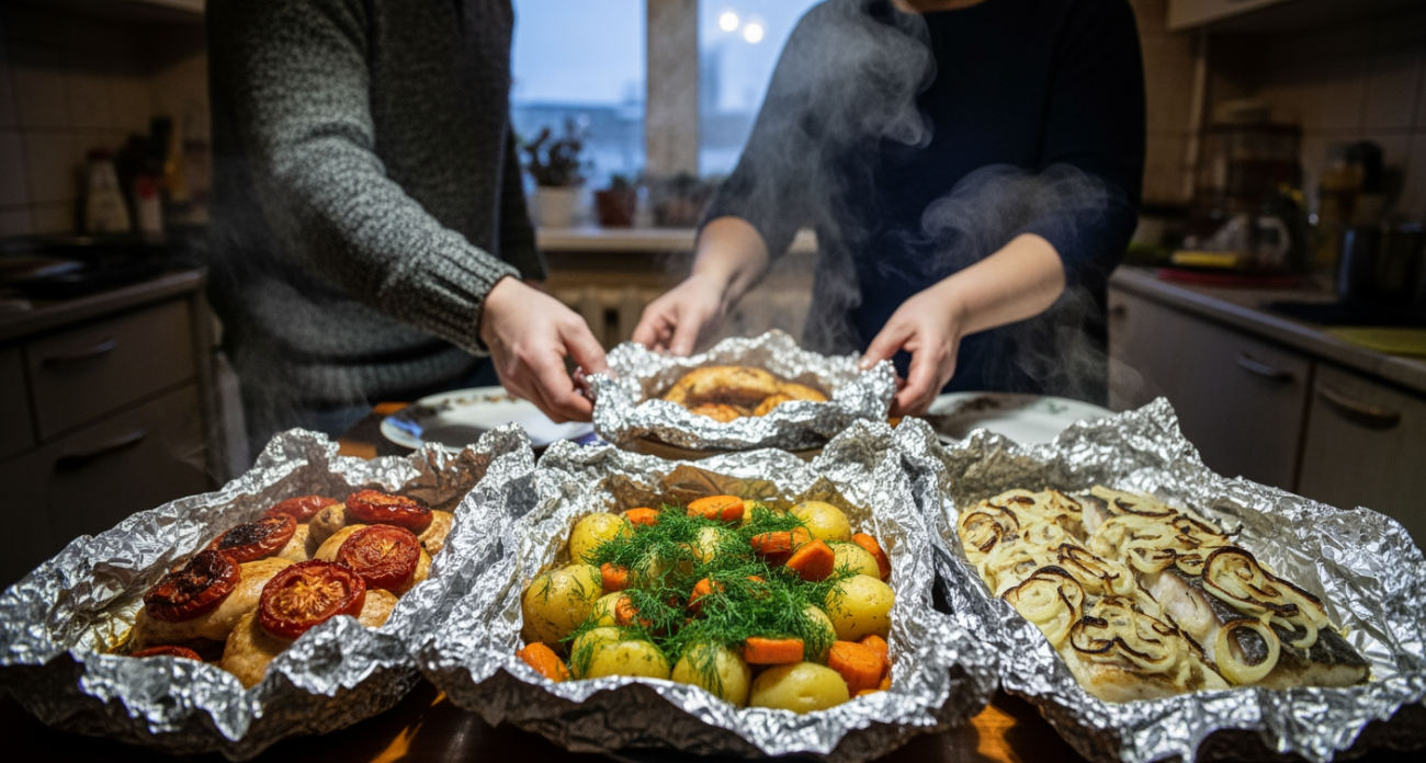 Фольга для еды: какой стороной класть, чтобы не было ошибки