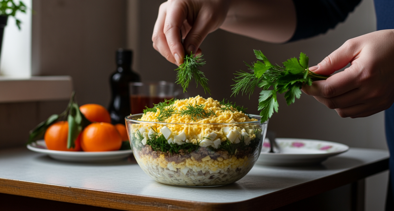 Салат «Триумф» без слоев — новогодний хит, который затмит все остальные блюда на столе