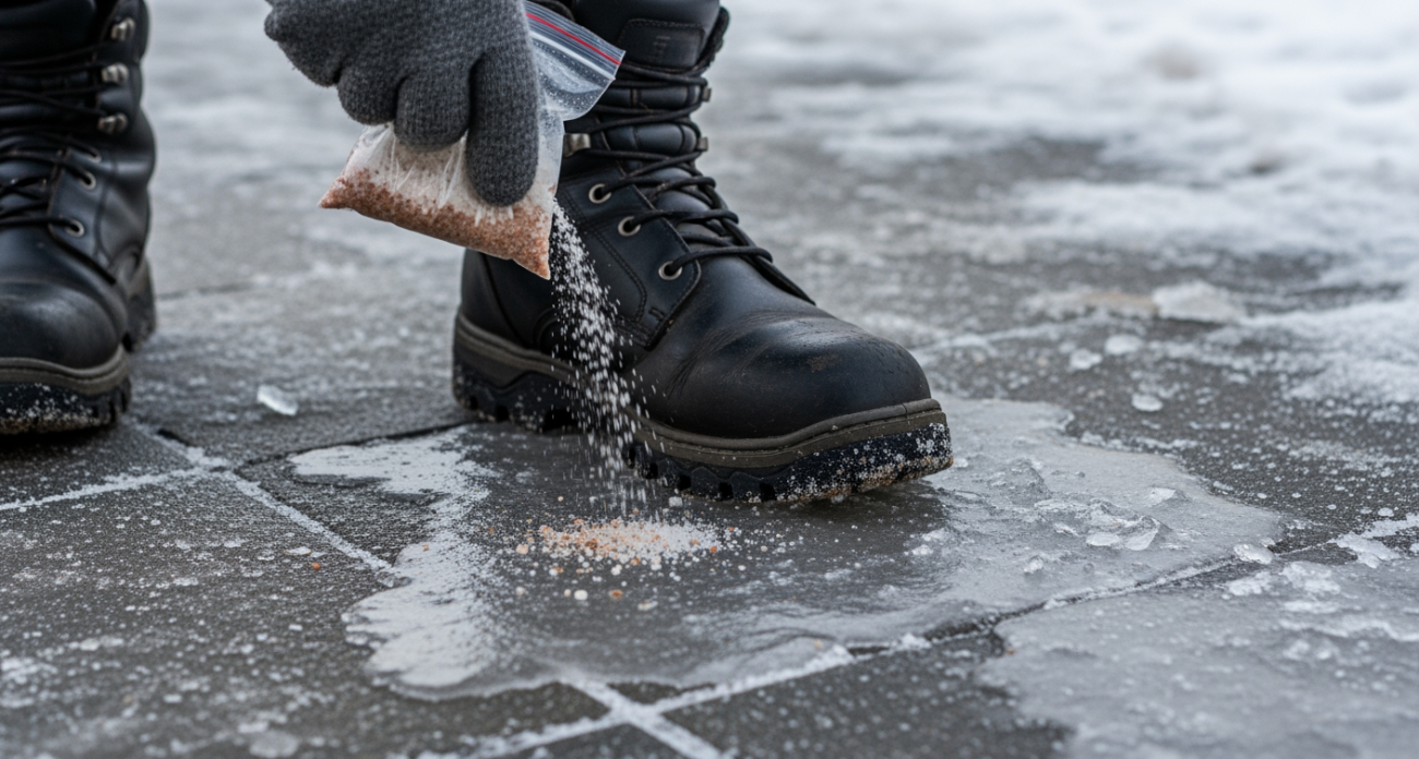 Один порошок на ботинки - и лёд больше не враг: хожу по льду, как по асфальту в июле