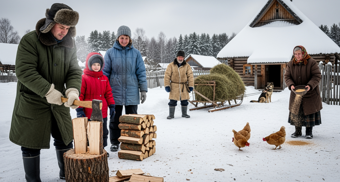 Поселились в деревне и спустя год осознали, почему молодежь уезжает из сёл - истина была перед носом всё это время