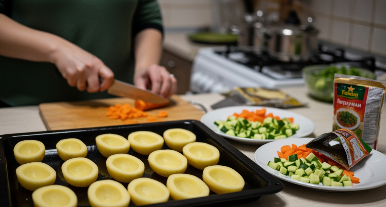 Раскрыли секрет хрустящей картошки: гостям понравится с первого кусочка. Простой рецепт для праздничного стола