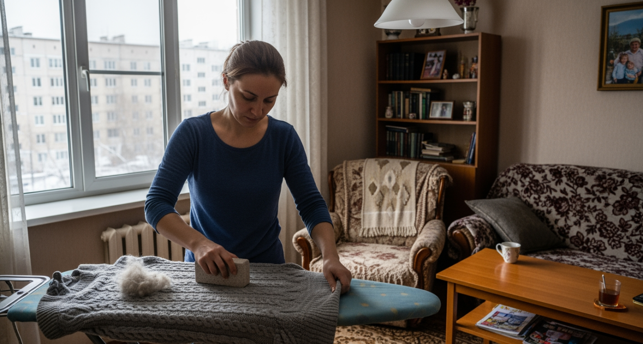 Как европейцы избавляются от катышков на одежде: способ, который работает безупречно