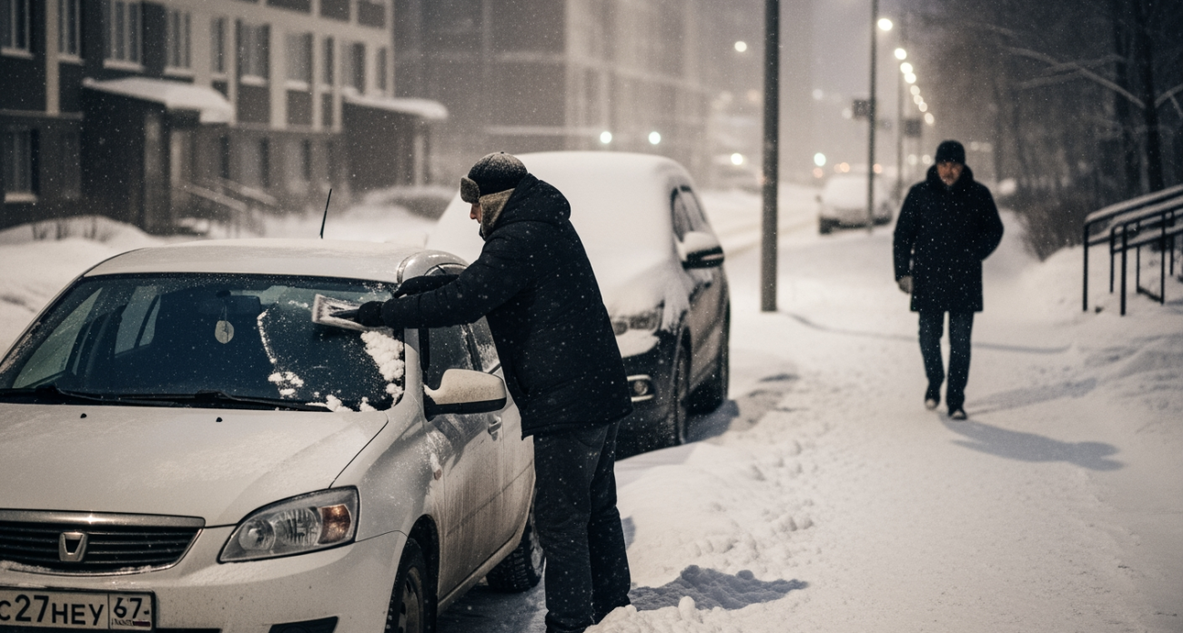 Старый скребок отправляю в утиль: чищу обледенелые стекла за минуту без усилий и царапин