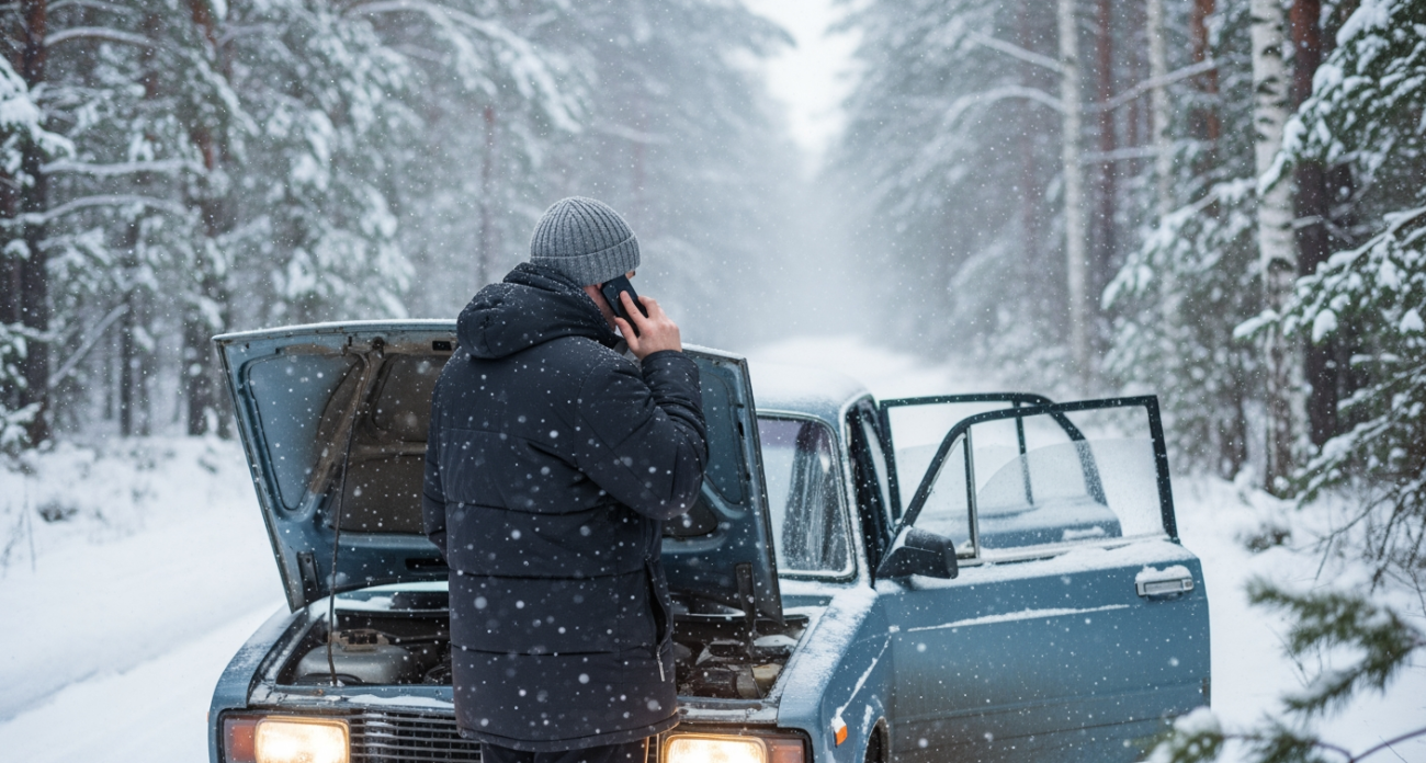 Военный трюк для запуска машины без аккумулятора - работает в тайге и пустыне