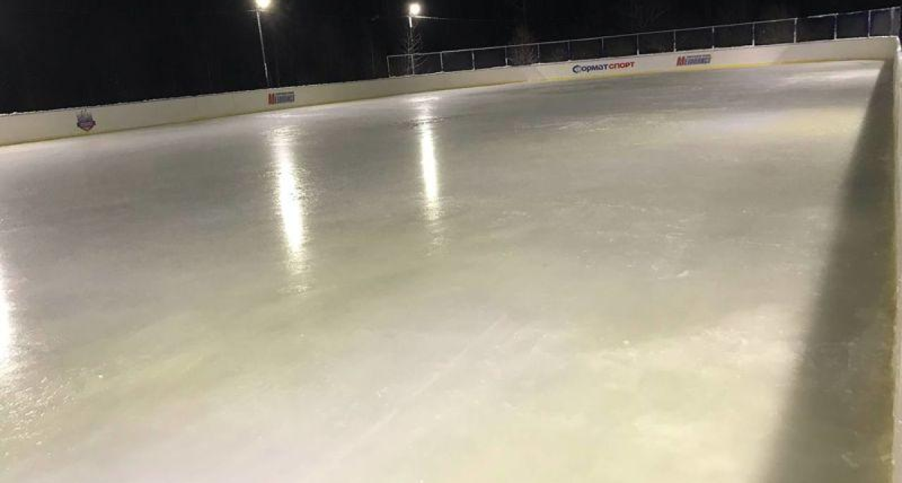 В Рыбинске возродили самый большой хоккейный корт под открытым небом