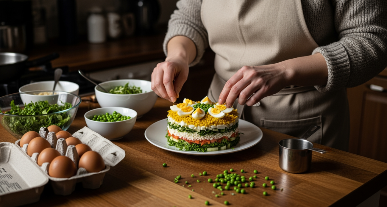 По праздникам этот салат просто исчезает со стола. Рецепт испанской классики, который покорил мою семью