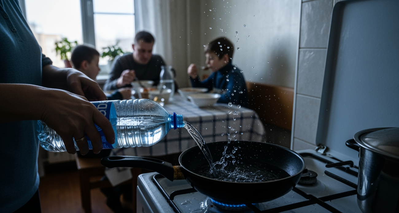 Засовываю трубку в рукав и вижу, как семья хихикает. Но потом все замолкают от результата