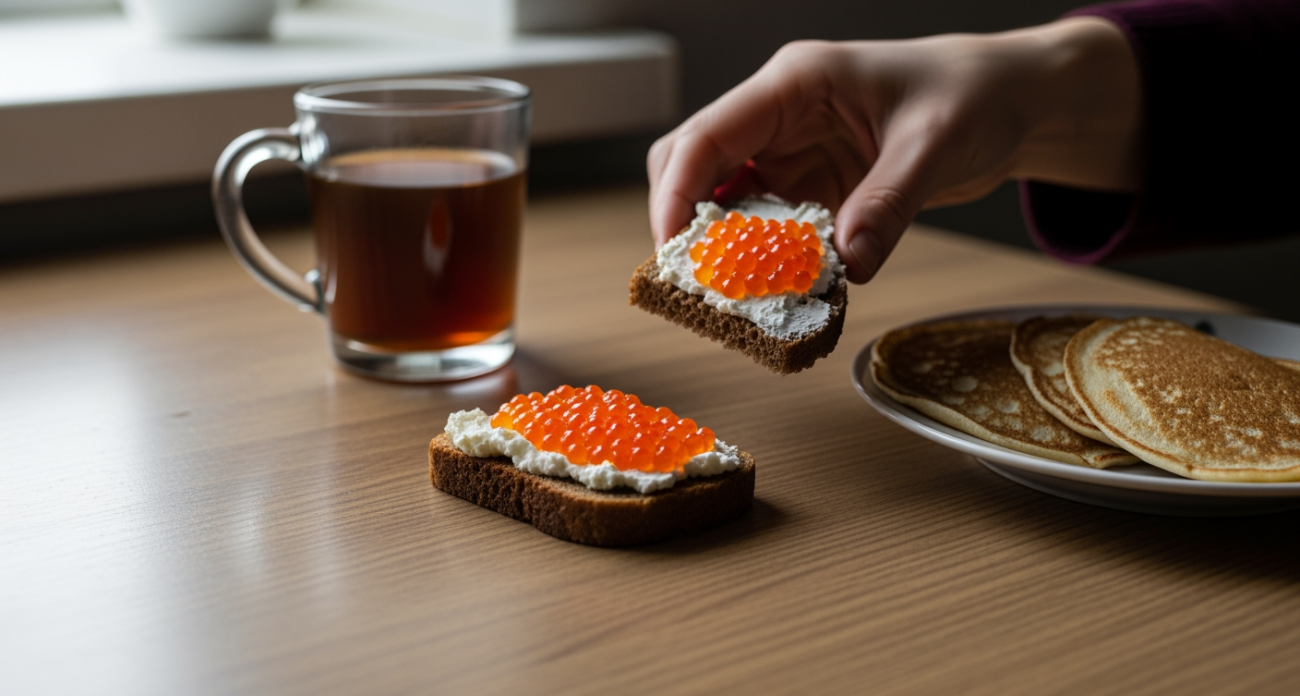 Икру на бутербродах съедят в два раза быстрее, если заменить масло на это