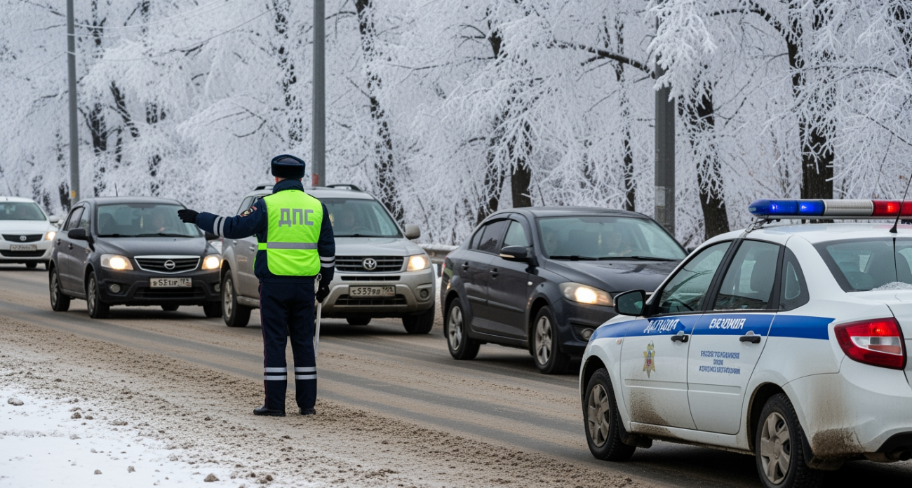 Как оспорить штраф ГИБДД за нарушение разметки, скрытой под снегом и льдом