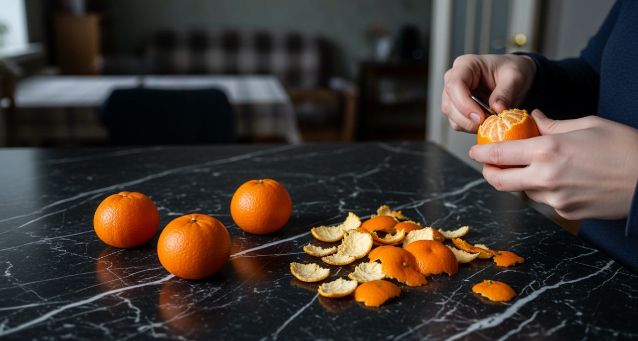 Апельсиновые корки в уксусе — простой трюк, который спасает мою квартиру всю зиму: проверено хозяйками