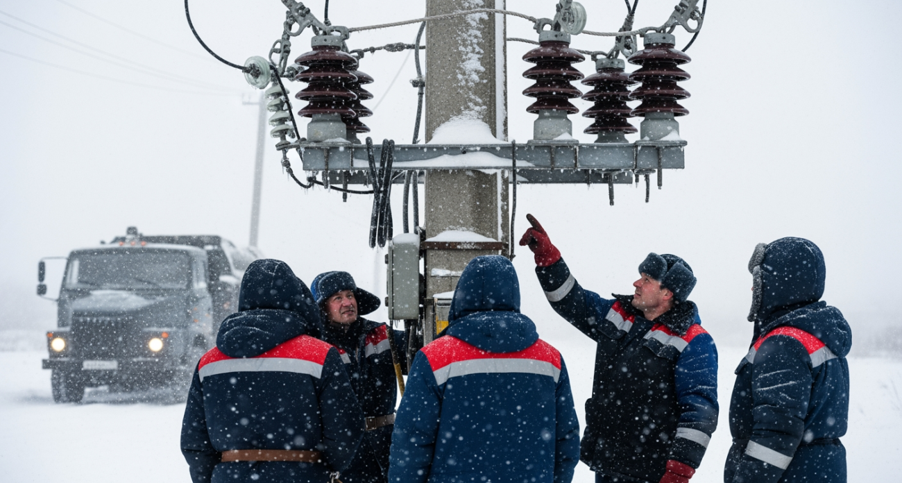 Метель с порывами до 12 м/с обесточила три округа Ярославской области