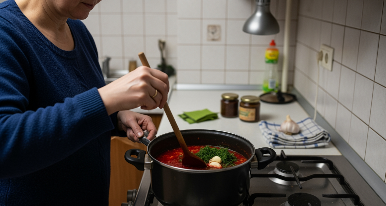 Секрет идеального борща из архивного рецепта: 2 приема, которые делают его настоящим, а не просто свеклой в воде