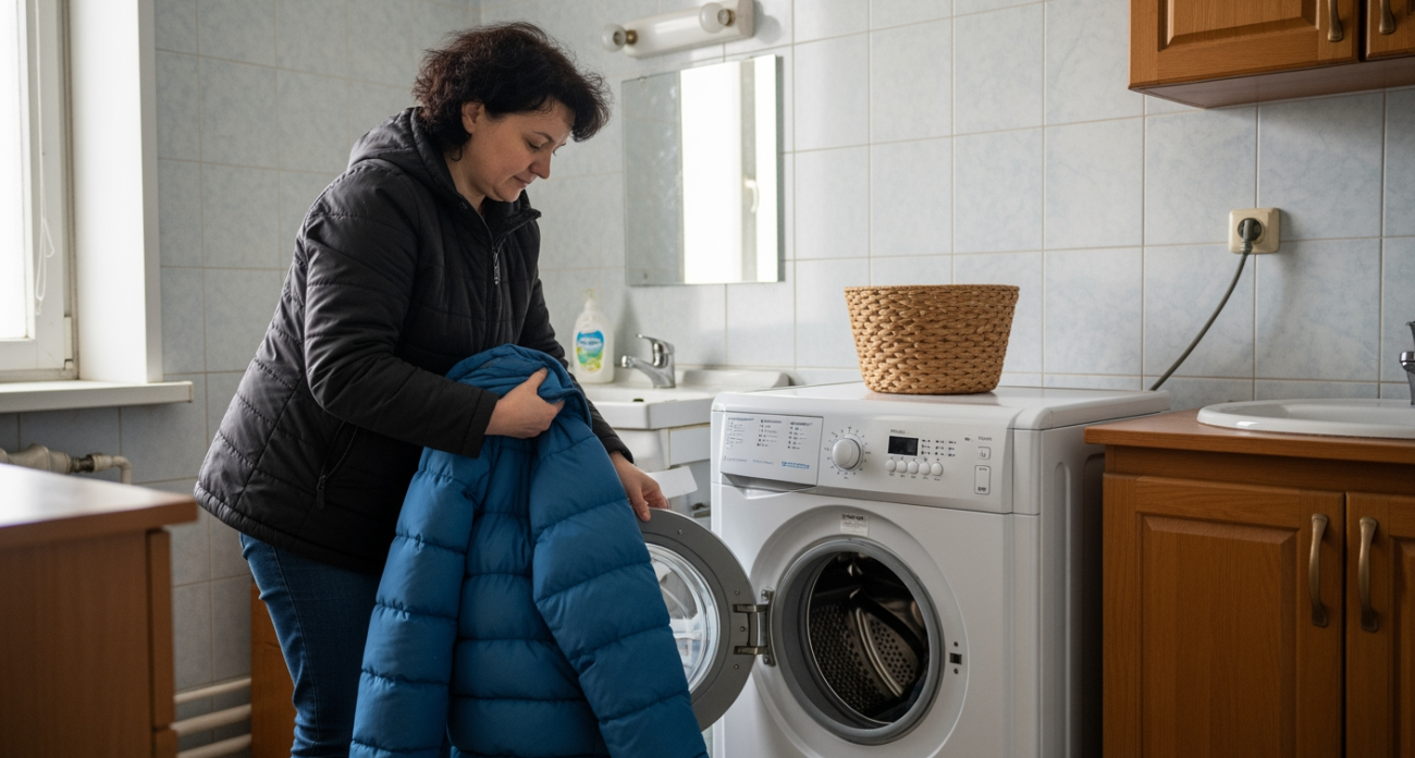 Спасаю пуховик от пятен: два способа, которые работают без стирки