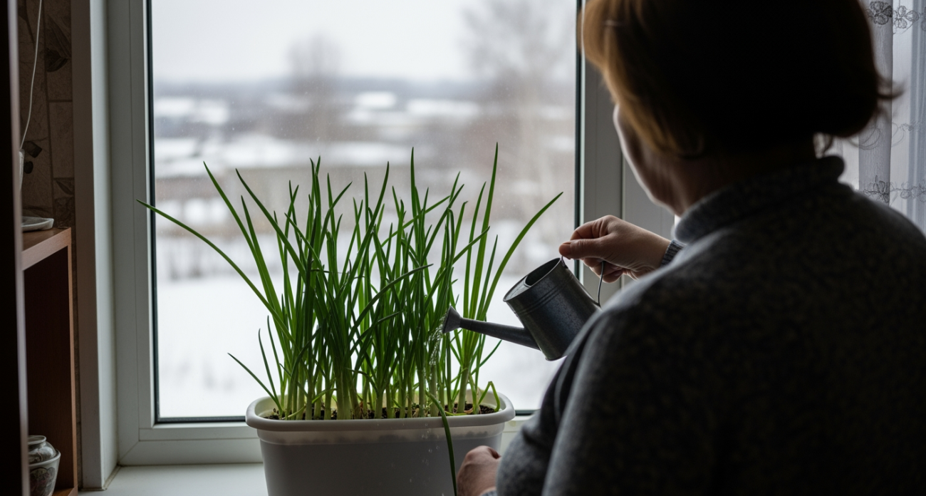 Через неделю можно собирать урожай: 4 секрета, как вырастить сочный лук на подоконнике