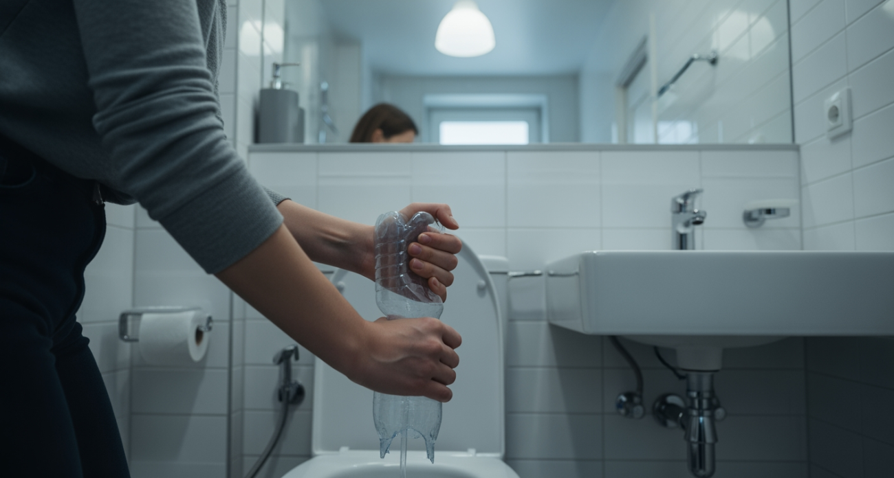 Пилим канализационную трубу ножовкой - и пробка годами копилась вылетает как торпеда, рассказал водопроводчик